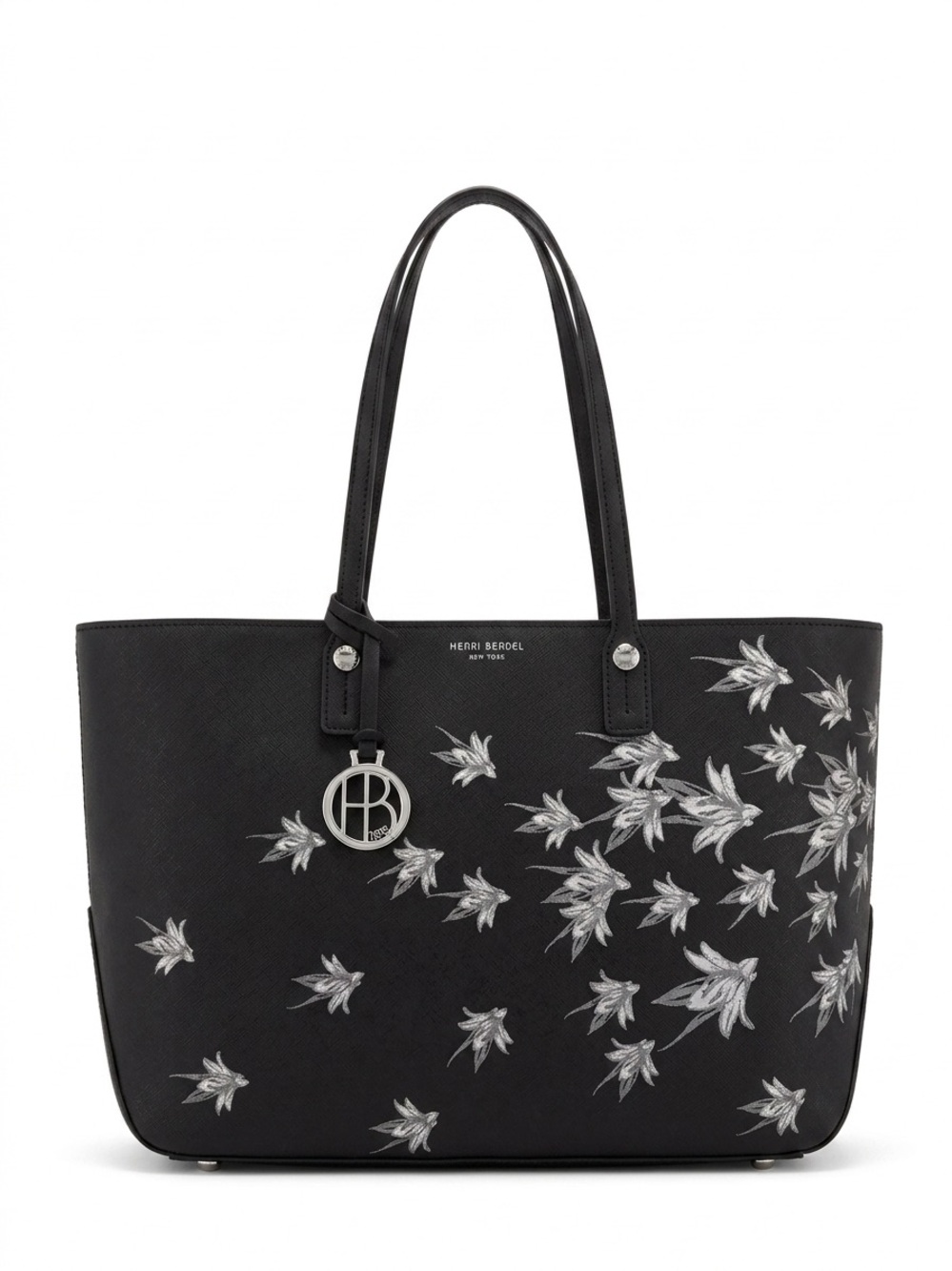 Henri Bendel East West Large Tote Bag in Lily Print